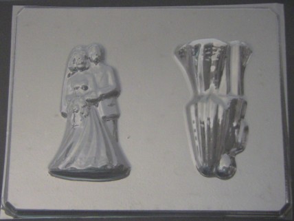 1010 Bride Groom Couple 3D Chocolate Candy Mold